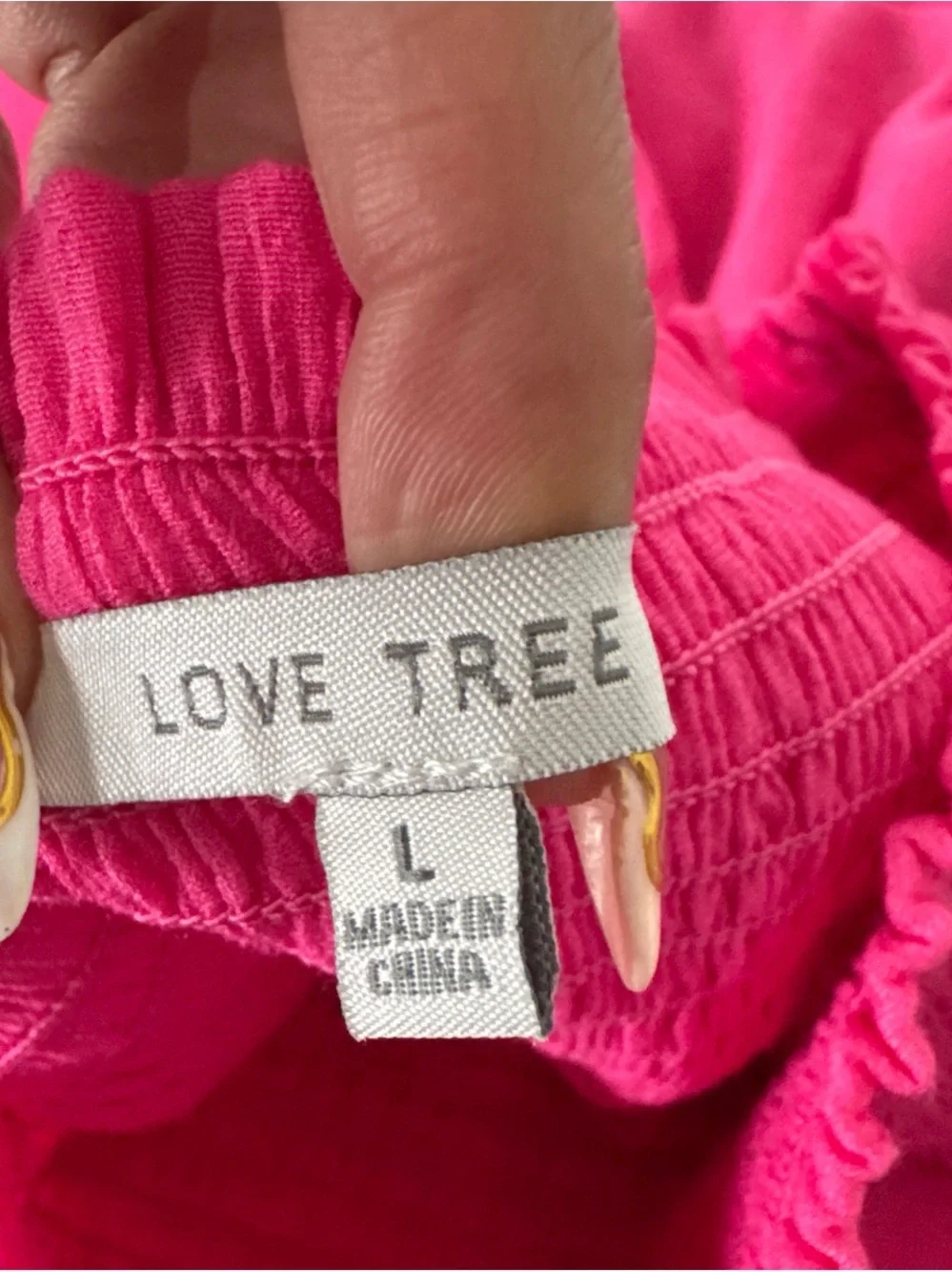 Love Tree Bright Fuchsia Tiered Maxi Skirt